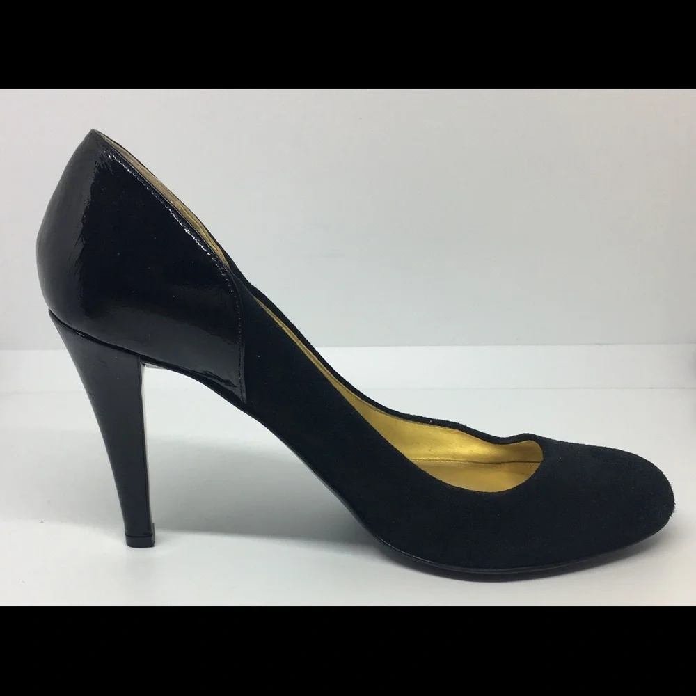 J. Crew Harper Suede/Patent Platform Heels Sz 6.5